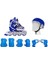 Xslide Inline Paten Set-Mavi 1