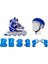 Xslide Inline Paten Set-Mavi 3