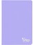 Colors A5 40 Yaprak Kareli Defter, Mor 2