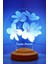 Canım Annem Plumeria Çiçeği Hediyesi 3D LED Lamba 3