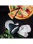 Pizza Schneider Tekerlek Rulosu Paslanmaz Çelik Siyah 2