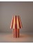 Home Colorful Striped Kağıt Ip Abajur Kırmızı - Krem 3
