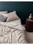 Delrico Çift Kişilik Pamuklu Baskılı Nevresim Takımı - Bej 2