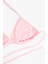 Fitilli Floral Dokulu Boyundan Bağlamalı Üçgen Bikini Üstü 3