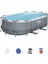 ® 56620 Power Steel™ Prefabrik Yer Üstü Oval Havuz Seti 4,27 M x 2,50 M x 1,00 M 1