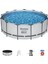 ® 5618W Steel Pro Max™ Prefabrik Yer Üstü Çember Havuz Seti 3,96 M x 1,22 M 1
