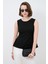 Örme Peplum Bluz Siyah 11545088000 1