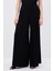 Pileli Geniş Paça Pantolon Siyah 153L9576000 2