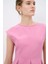 Pileli Mini Elbise Pembe 12442882002 4