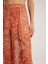 Desenli Volanlı Pantolon Emp.oranj 15343942000 3