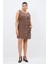 Keten Elbise Kahve 124L9508000 2