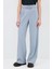 Yandan Cepli Bol Paça Pantolon Mavi 15344792000 2