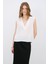 Taş Detaylı Kolsuz Örme Bluz Kemik 11545233000 4