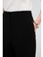 Geniş Paça Kemerli Pantolon Siyah 15342103008 4