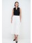 Midi Tafta Etek Beyaz 12744410004 3