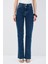 Düğmeli Jean Pantolon 2