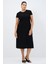 Kısa Kollu Triko Elbise Siyah 124L9363000 2