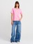 31763 Bisiklet Yaka T-Shirt-Pembe 4