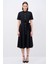 Poplin Gömlek Elbise Siyah 124L9375000 1