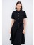 Poplin Gömlek Elbise Siyah 124L9375000 2