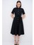Poplin Gömlek Elbise Siyah 124L9375000 4