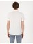 Erkek Beyaz Slim Fit Örme Dokulu Polo Yaka Tişört 50309959-VR013 5