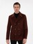 Erkek Kahverengi Slim Fit Kaşe Kaban 50293483-VR040 3