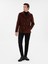 Erkek Kahverengi Slim Fit Kaşe Kaban 50293483-VR040 4