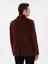 Erkek Kahverengi Slim Fit Kaşe Kaban 50293483-VR040 5