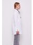 Beyaz Broş Düğme Detaylı Gömlek 2