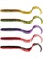 Rib Worm 9cm 3gr 10 Adet Sahte Balık Motor Oil 1