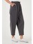 Pamuklu Relaxed Fit Normal Bel Daralan Paça Pantolon Bayan Pantolon 668YP5198 2