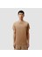Basıc Bej Slim Fit Bisiklet Yaka 1
