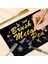 Altın-Gümüş Brush Metalik Marker Kaligrafi Kalemi, Cam Kalemi, Balon Yazı, Süsleme, Bardak Yazı-2 Ad 4