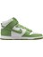 Dunk High Retro Leather Mens Sneaker Hakiki Deri Günlük Spor Ayakkabı Yeşil 2