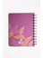 Fuşya Yaprak Spiralli Defter 12X17 3