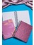 Fuşya Yaprak Spiralli Defter 12X17 5
