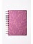 Fuşya Dal Spiralli Defter 12X17 2