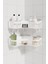 Menashop Home Banyor Köşe Yapışkanlı Banyo Rafı, 2'li Banyo Düzenleyici, Duvar Duş Rafı Bany Organizer Şampuanlık 2
