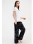 Kadın Kısa Kol Beyaz Pijama Takımı C6T4N0O014 2