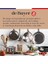 Menashop 245 Karabiber Değirmeni, Kayın, Doğal/değirmeni Paslanmaz Çelik 14 cm 2