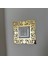 Tekli Gold Pleksi| Standart Piriz Çerçevesi |Tekli Gold Prizlik|18*18 CM|PR8007 1