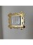Tekli Gold Pleksi| Standart Piriz Çerçevesi |Tekli Gold Prizlik|16*16 CM|PR8010 1
