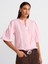 5807 Nervür Detaylı Balon Kol Gömlek-Açık Pembe 1