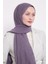 Mor Arlyn Düz Şal 1
