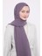 Mor Arlyn Düz Şal 3