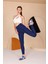Kadın Açık Lacivert Yüksel Bel Slim Fit Tayt - 3060 2