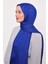 Saks Damla Desen Blue Jakar Şal 1