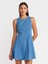 90559 Godeli Mini Elbise-Mavi 1