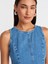 90559 Godeli Mini Elbise-Mavi 3